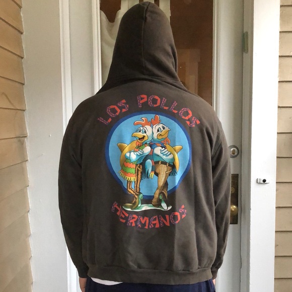 Tultex Other - Breaking Bad los pollos hermanos grey hoodie